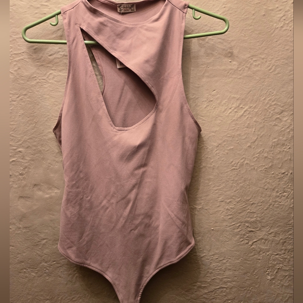 Y2K-Style Contemporary Free People Cutout Bodysuit